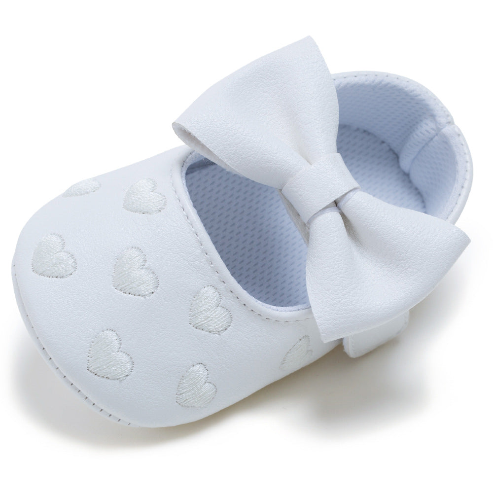 Newborn Baby Bow Knot Soft Bottom Shoes | GlamzLife