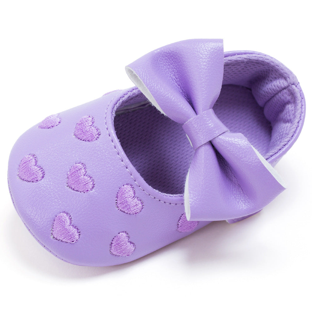 Newborn Baby Bow Knot Soft Bottom Shoes | GlamzLife