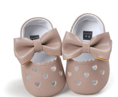 Newborn Baby Bow Knot Soft Bottom Shoes | GlamzLife