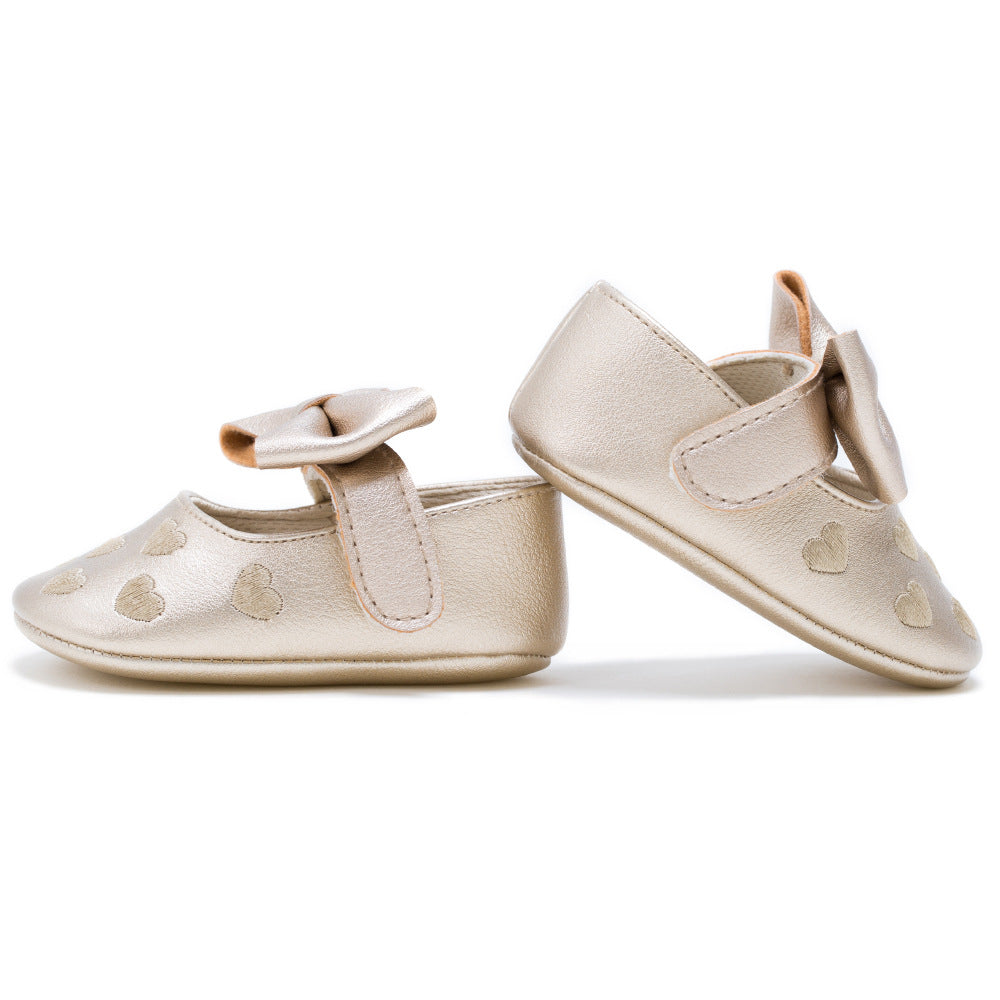 Newborn Baby Bow Knot Soft Bottom Shoes | GlamzLife