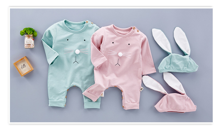 Newborn Cute Printed Baby Cotton Clothes GlamzLife