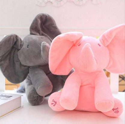 Peek-A-Boo Interactive Elephant Plush Toy | GlamzLife