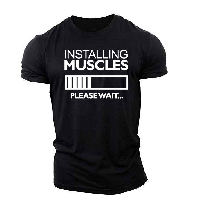 Popular Men's Fitness Short-sleeved T-shirt | GlamzLife