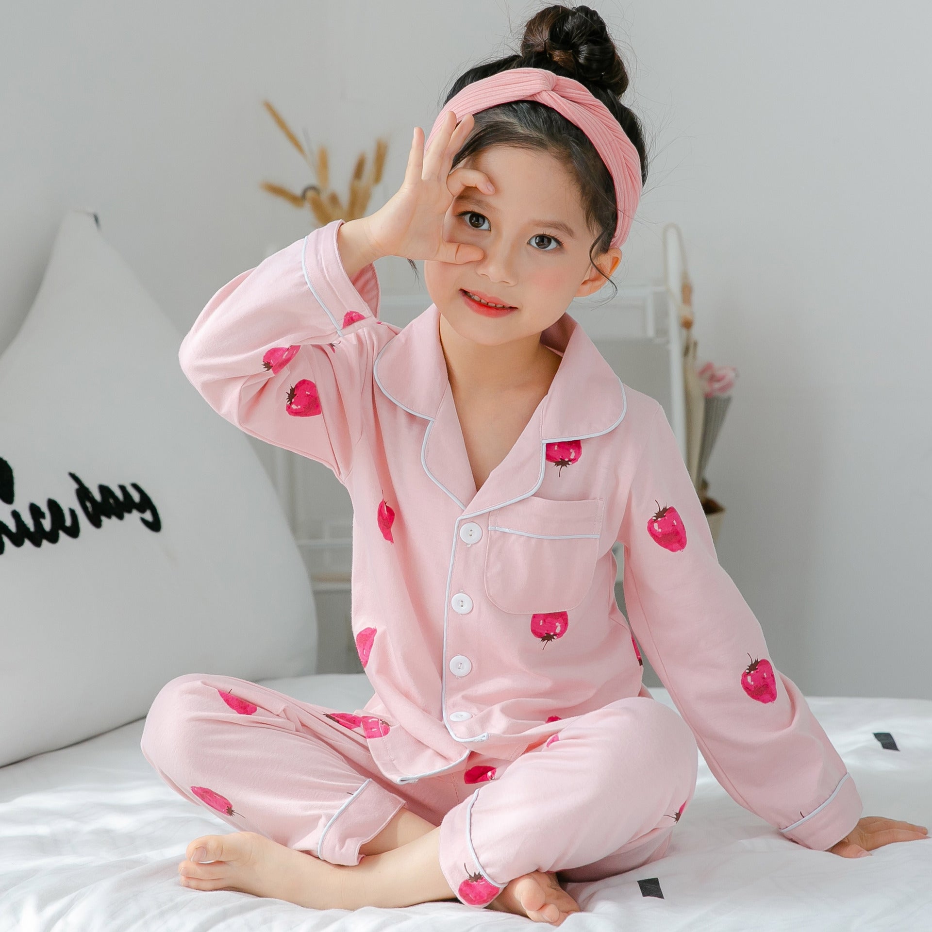 Printed Cotton Night Suit For Girl's GlamzLife