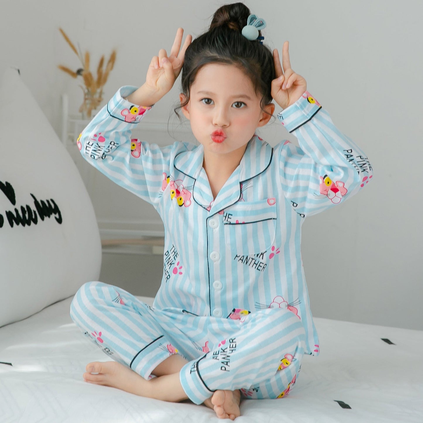 Printed Cotton Night Suit For Girl's GlamzLife
