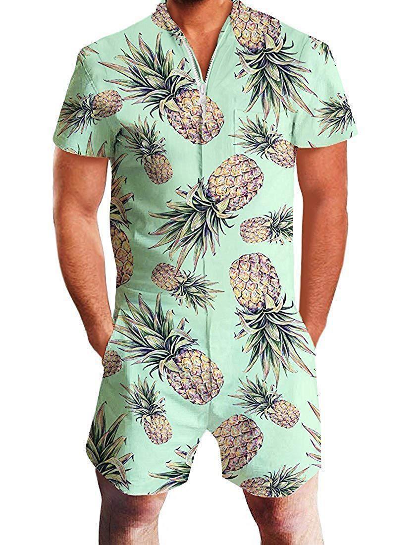Printed Summer Wear Short Sleeve Jumpsuit GlamzLife