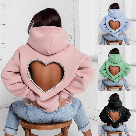 Pullover Hooded Loose Women's Hoodie | GlamzLife