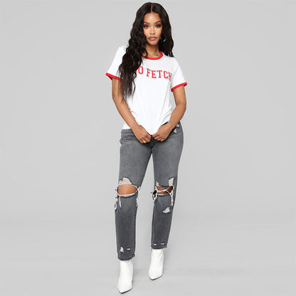 Ripped High Waist Skinny Pencil Denim Pants | | GlamzLife