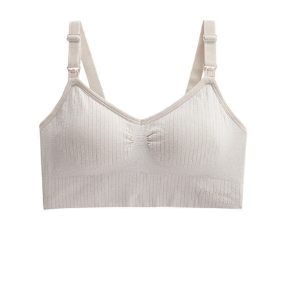 Seamless Comfy Breastfeeding Bra | Elegant Complexion | GlamzLife