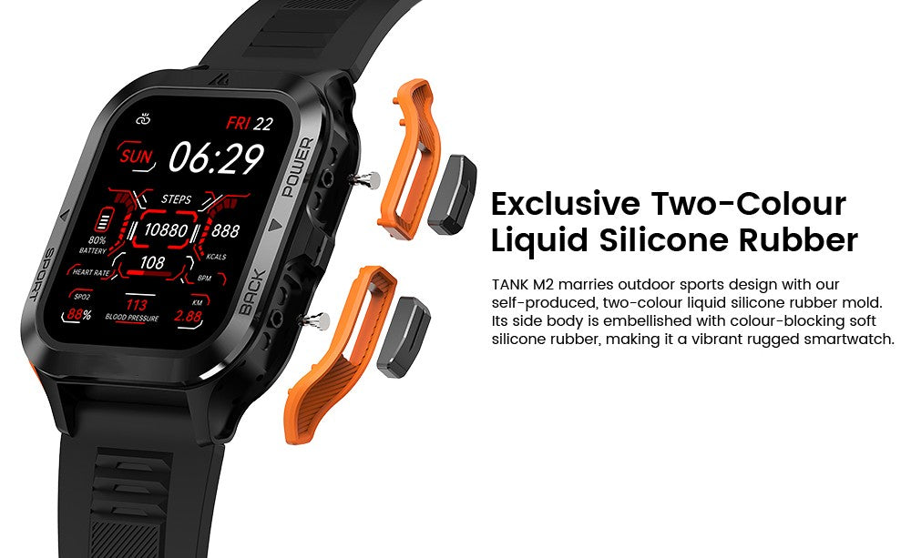 Smart Watch Waterproof Silicone Intelligent GlamzLife