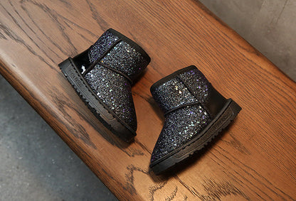 Soft Sole Snow Sequins Boots | GlamzLife