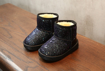 Soft Sole Snow Sequins Boots | GlamzLife