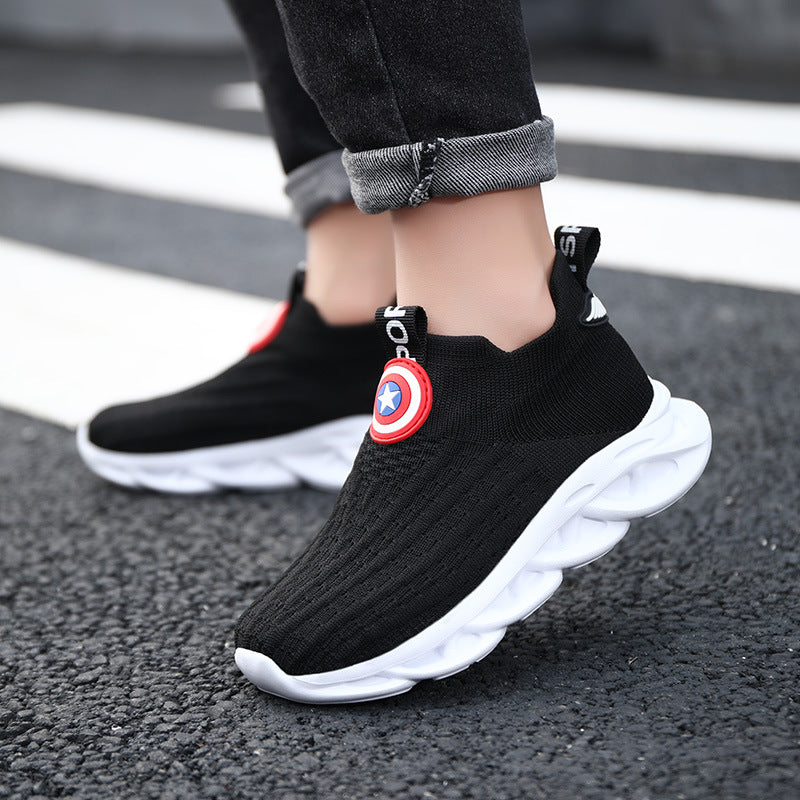 Solid Color Knitted Running Shoes GlamzLife