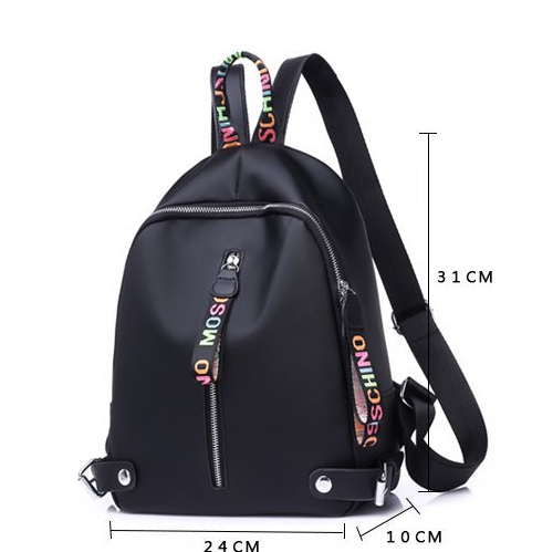 Stitching Waterproof Nylon Fashionable Colorful Backpack GlamzLife