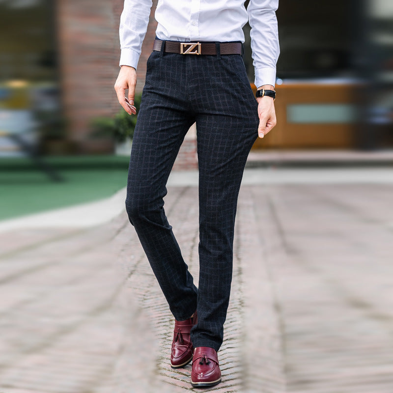 Straight Slim Style Trendy All-match Stretch Pants | GlamzLife