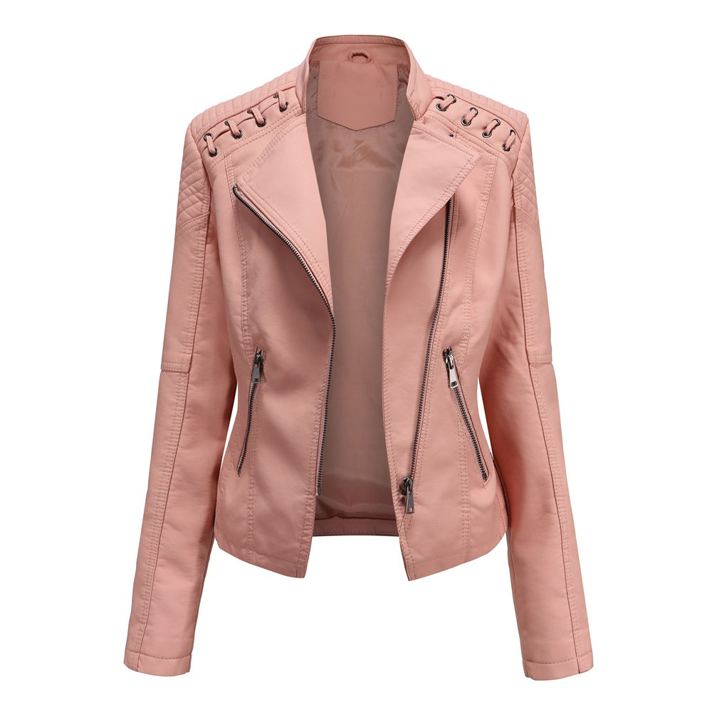 Stylish Autumn Leather Jacket | GlamzLife
