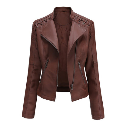 Stylish Autumn Leather Jacket | GlamzLife