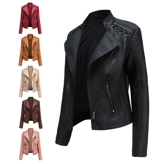 Stylish Autumn Leather Jacket | GlamzLife