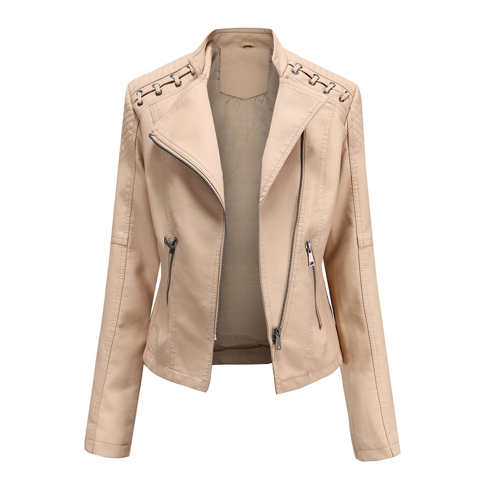Stylish Autumn Leather Jacket | GlamzLife