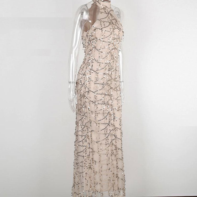 Stylish Long Fringed Sequin Dress | | GlamzLife
