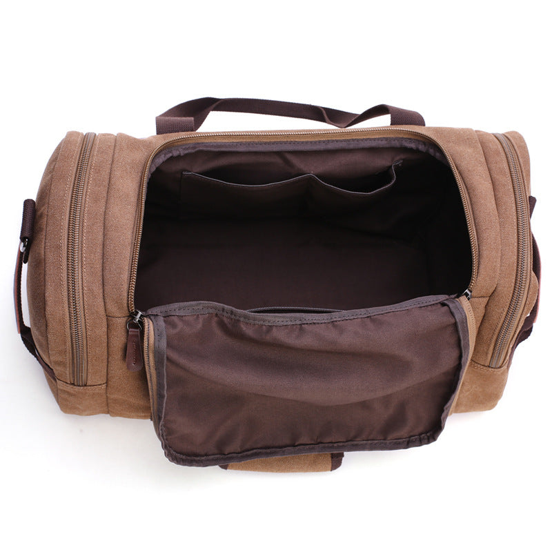 Travel bag student shoulder slung hand bag large capacity travel canvas bag luggage bag GlamzLife