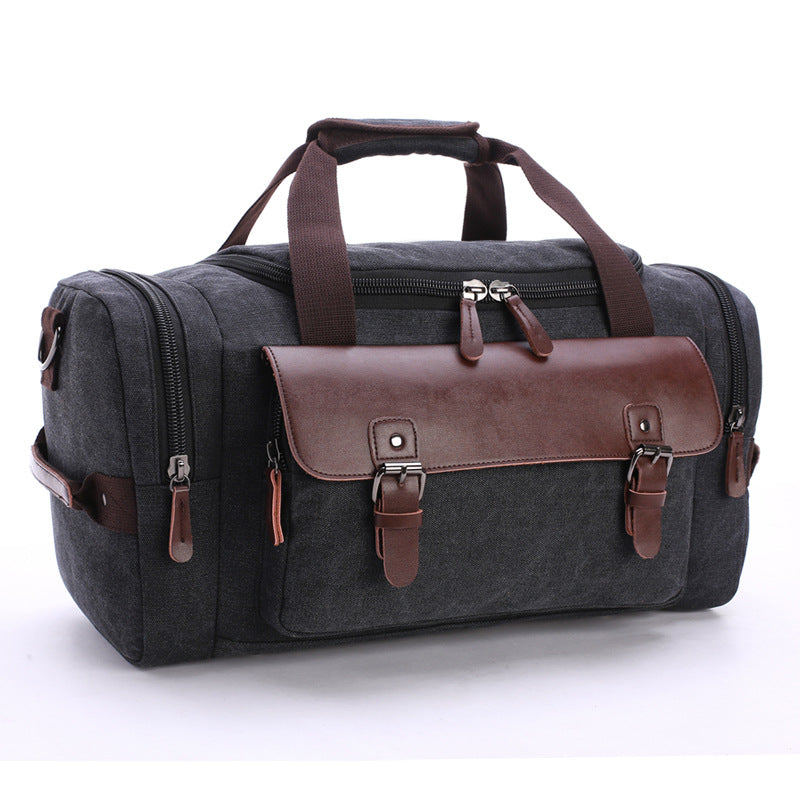 Travel bag student shoulder slung hand bag large capacity travel canvas bag luggage bag | GlamzLife