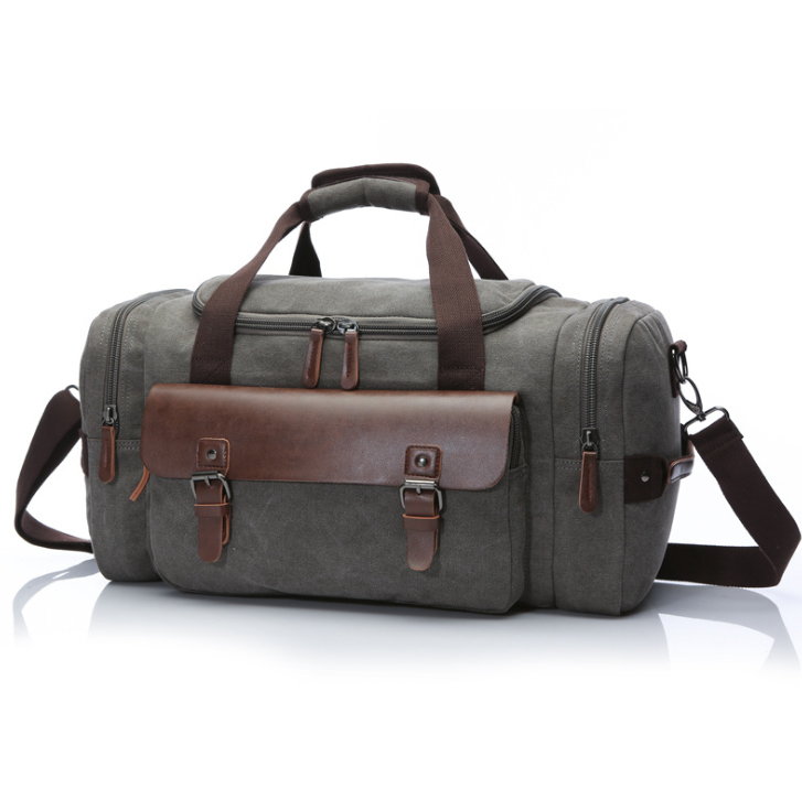 Travel bag student shoulder slung hand bag large capacity travel canvas bag luggage bag | GlamzLife
