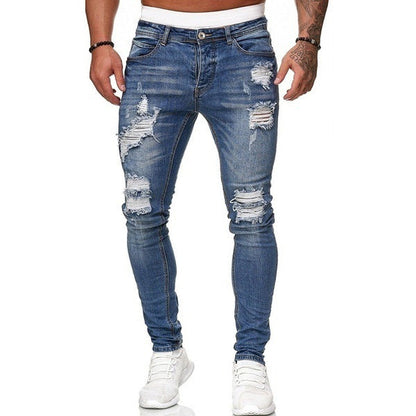 Trendy Ripped Men Jeans GlamzLife