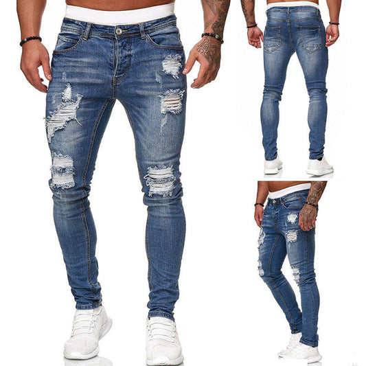 Trendy Ripped Men Jeans | GlamzLife