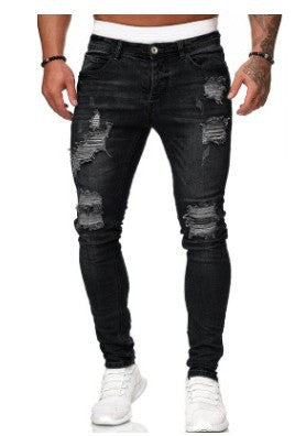 Trendy Ripped Solid Casual Trouser GlamzLife