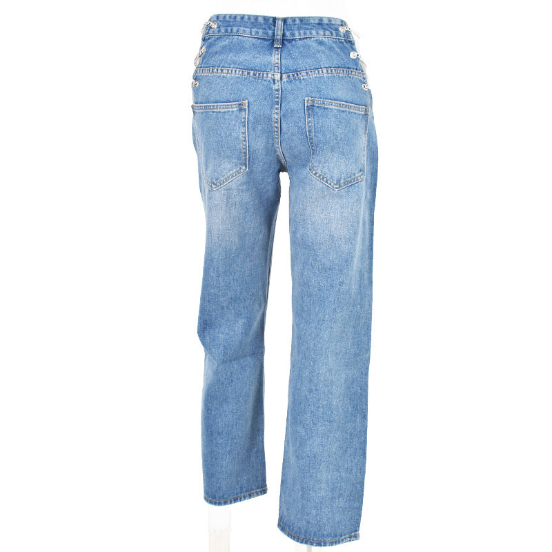 Women's Fashionable High Waist Denim Jeans | | GlamzLife