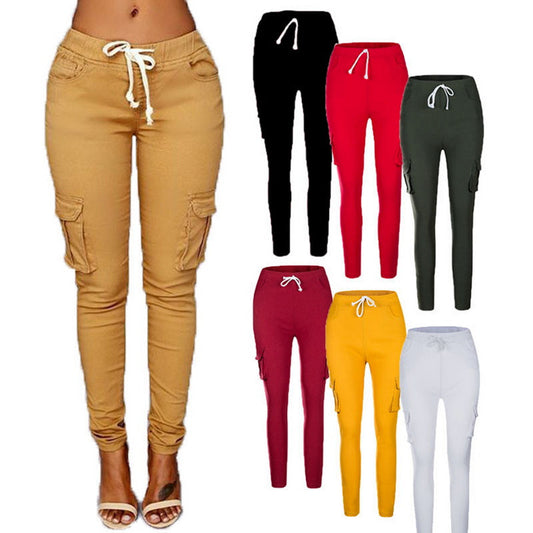 Women's Multi Pockets Casual Trouser | | GlamzLife
