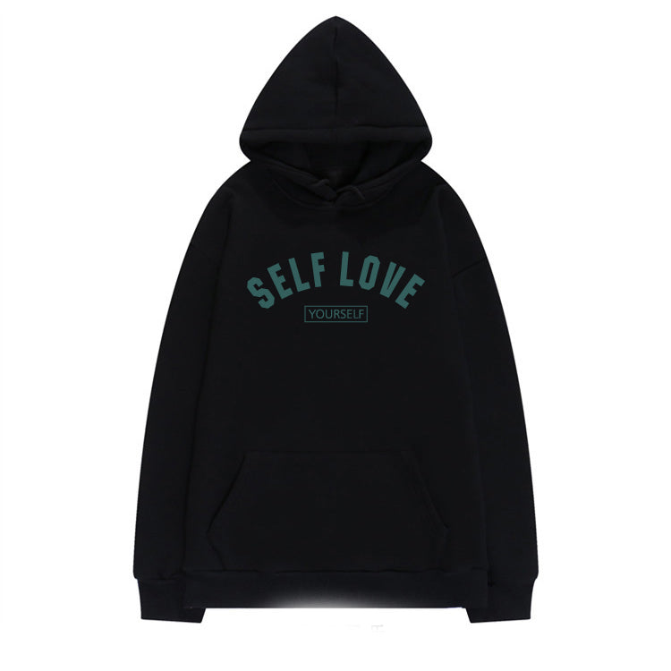 Women's Simple Solid Color Hooded Sweater GlamzLife