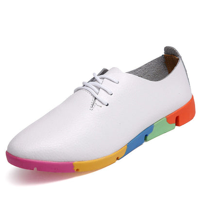 Women's Single Shoes Korean Nurse Shoes Women Casual Shoes White Shoes | GlamzLife