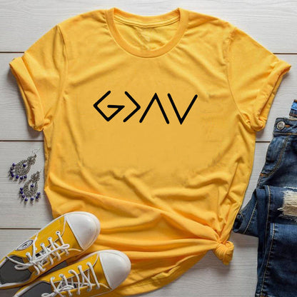 Women's Solid Color Cotton Short Sleeve T-Shirt GlamzLife