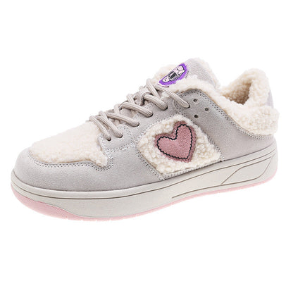 Women's Thick-soled Lace Sneakers GlamzLife
