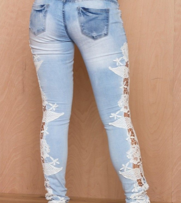 Women's Tide Fit Lace Up Skinny Jeans | | GlamzLife