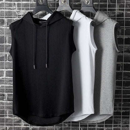 Youth Sports Fitness Hooded Waistcoat | GlamzLife