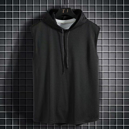 Youth Sports Fitness Hooded Waistcoat | GlamzLife